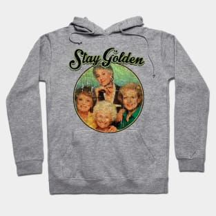 VINTAGE RETRO STAY GOLDEN Hoodie